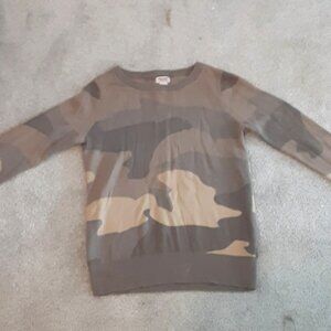 camo Mossimo Supply Co. crewneck sweatshirt